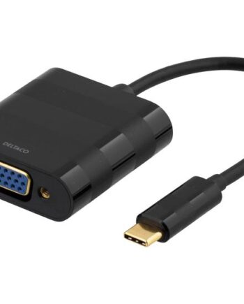Deltaco Usb-  Til Vga Sort