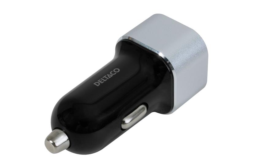 Deltaco Usb-car126 Bilstrømsadapter Usb 17 Watt