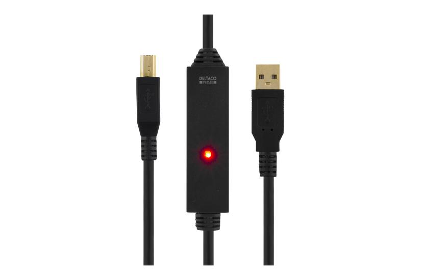 Deltaco Usb-ex05m Usb-kabel Usb Type Til Usb