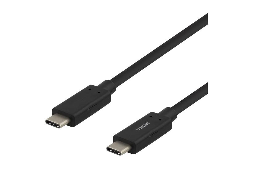 Deltaco Usbc-1054m Usb Type- Kabel 24 Pin Usb- Til 24 Pin Usb-