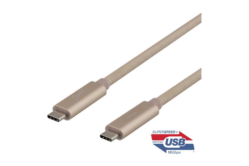Deltaco Usbc-1421m Usb Type- Kabel Usb- Til Usb- 50 Cm