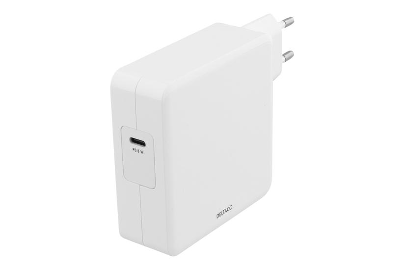 Deltaco Usbc-ac117 Strømforsyningsadapter 24 Pin Usb- 87 Watt