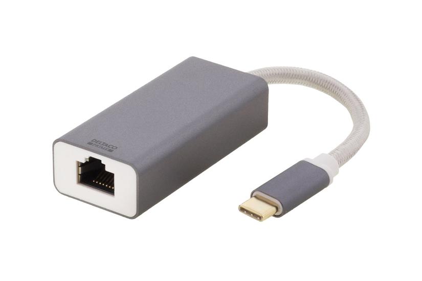 Deltaco Usbc-giga4 Netværksadapter Usb- Gigabit Ethernet