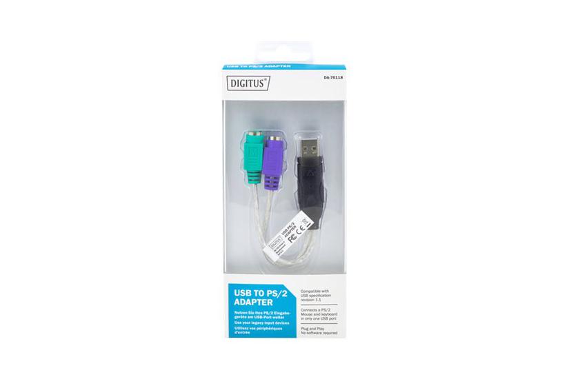 Digitus Da-70118 Tastatur- Musadapter Usb