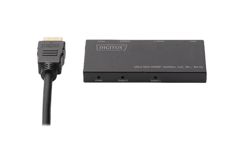 Digitus Ultra Slim Hdmi Splitter Ds-45322 Video- Audiosplitter Porte