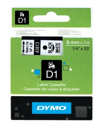 Dymo D1 Mærkattape   Kassette    Rulle      Cm