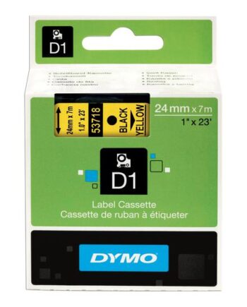 Dymo D1 Mærkattape   Kassette    Rulle      Cm