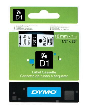 Dymo D1 Mærkattape   Kassette    Rulle      Cm