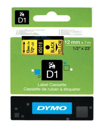 Dymo D1 Mærkattape   Kassette    Rulle      Cm