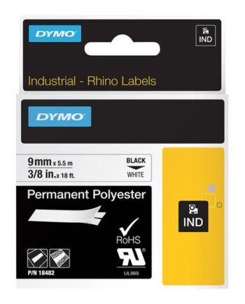 Dymo Permanent Tape   Kassette    Rulle      Cm