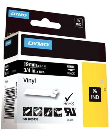 Dymo Rhino Coloured Vinyl Tape   Kassette    Roll      Cm