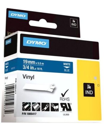 Dymo Rhino Coloured Vinyl Tape   Kassette    Roll      Cm