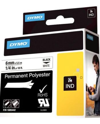 Dymo Rhino Permanent Polyester Tape   Kassette    Rulle      Cm