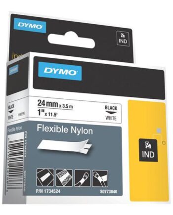 Dymo Rhinopro Flexible Nylon Fleksibel Tape   Kassette    Roll      Cm
