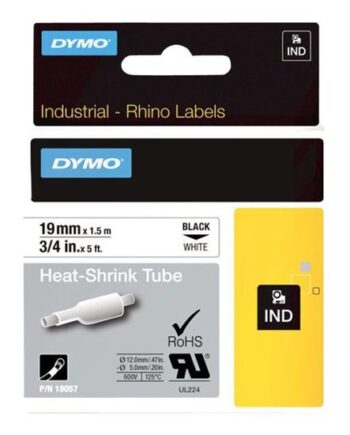 Dymo Rhinopro Heat Shrink Tubing Hylstre   Rulle    Rulle      Cm