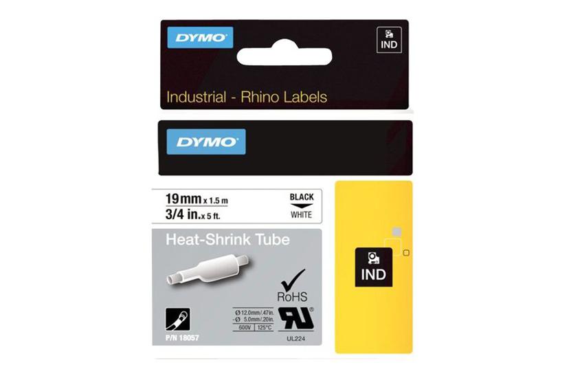 Dymo Rhinopro Heat Shrink Tubing Hylstre Rulle Rulle Cm