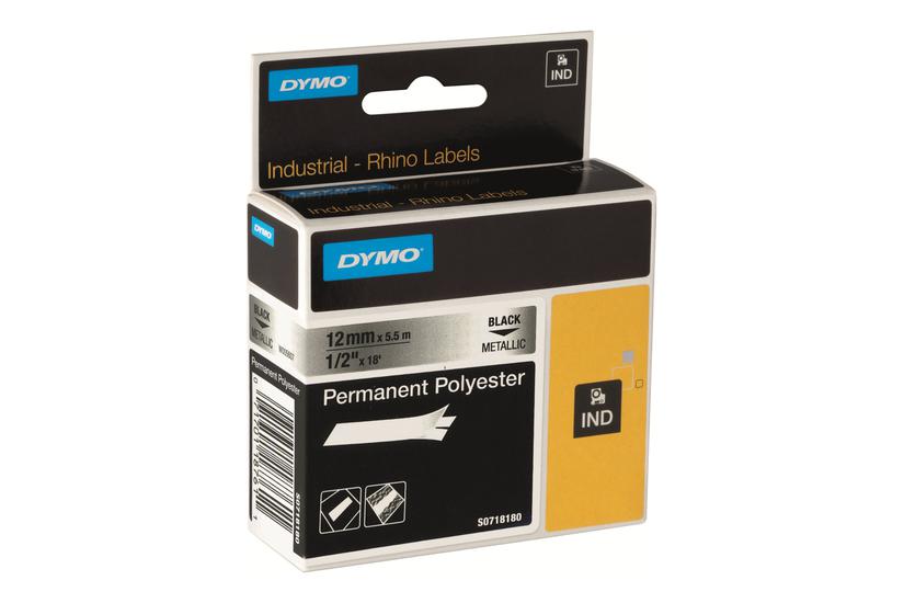 Dymo Rhinopro Permanent Polyester Tape Kassette Rulle Cm
