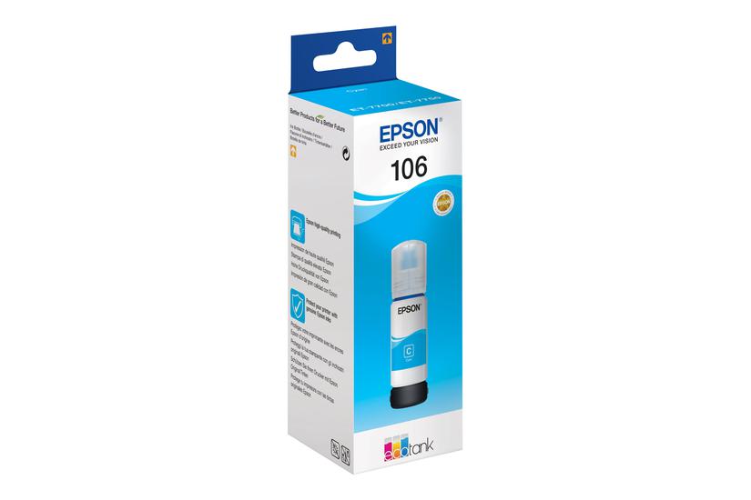 Epson 106 Cyan Original Blækbeholder