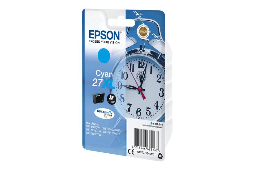 Epson 27 Cyan Original Blækpatron