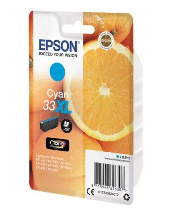 Epson 33    Cyan Original Blækpatron