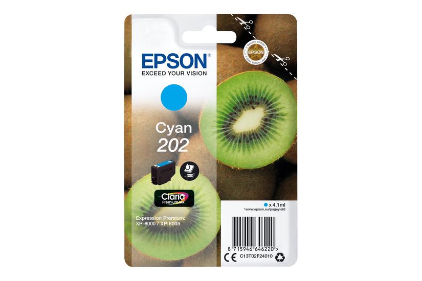 Epson 202 Cyan Original Blækpatron