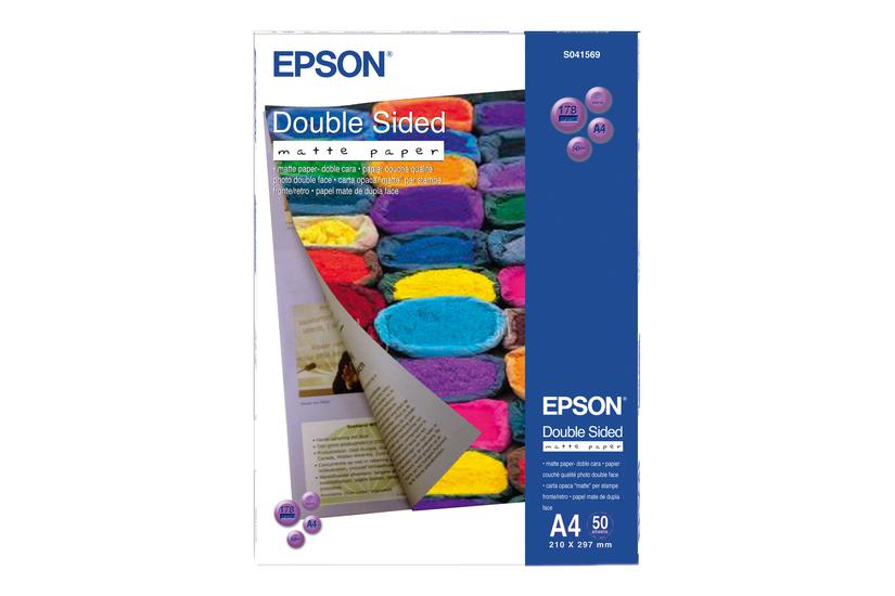 Epson Double-sided Matte Paper Papir Mat 50 Ark A4 178