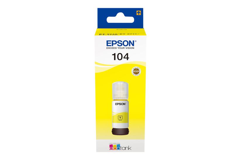 Epson Ecotank 104 Gul Original Blækbeholder