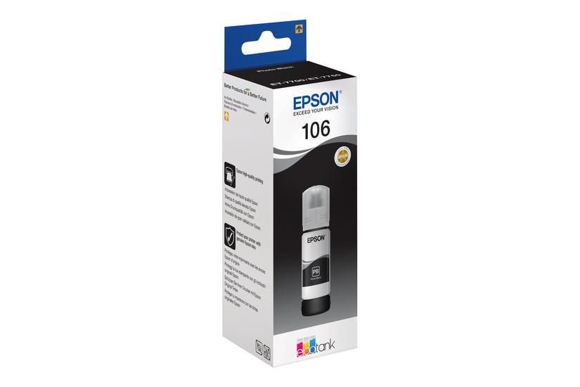 Epson 106 Foto-sort Original Blækbeholder