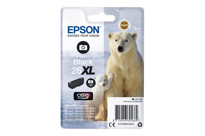 Epson 26 Foto-sort Original Blækpatron
