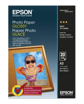 Epson Fotopapir Skinnende 20 Ark A3 200