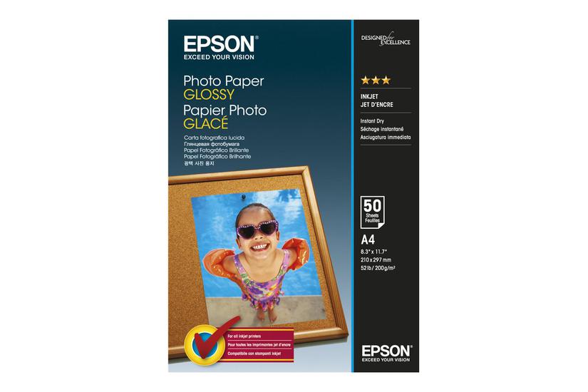 Epson Fotopapir Skinnende 50 Ark A4 200 Gsm