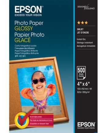 Epson Fotopapir Skinnende 500 Ark 102   152 Mm 200