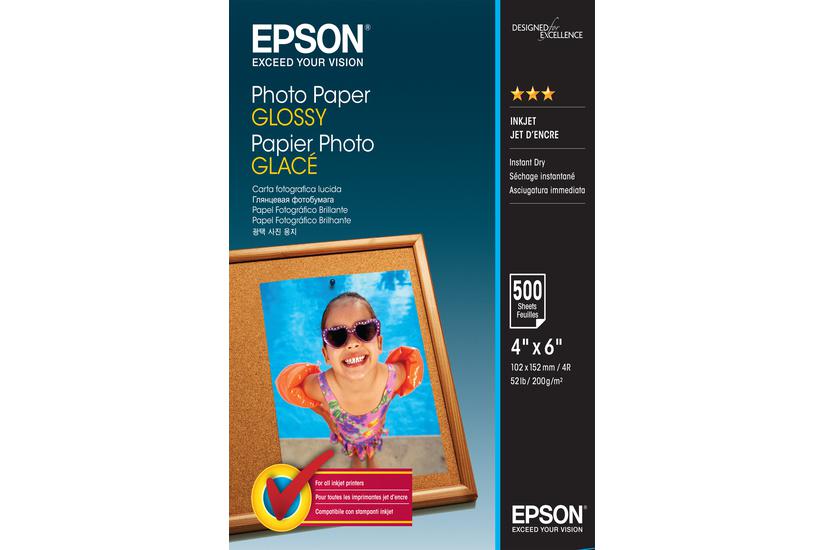 Epson Fotopapir Skinnende 500 Ark 102 152 Mm 200