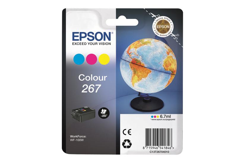 Epson 267 Gul Cyan Magenta Original Blækpatron
