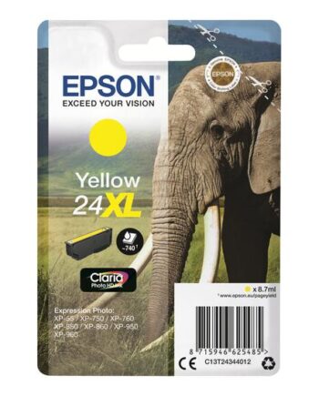 Epson 24    Gul Original Blækpatron