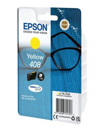 Epson 408 Høj Kapacitet Gul Original Blækpatron
