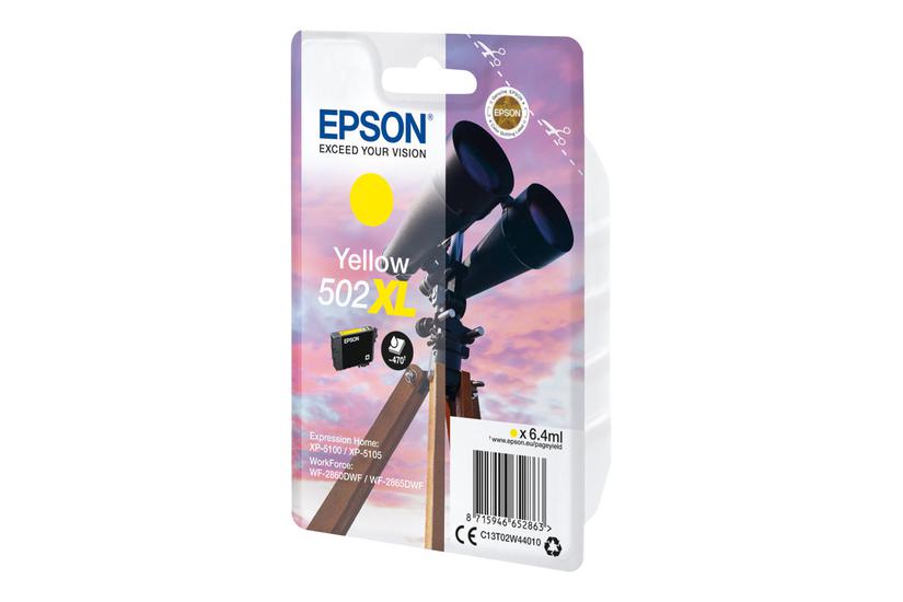 Epson 502 Høj Kapacitet Gul Original Blækpatron