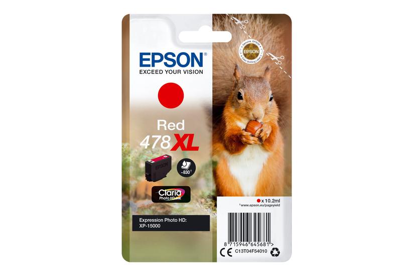 Epson 478 Høj Kapacitet Rød Original Blækpatron