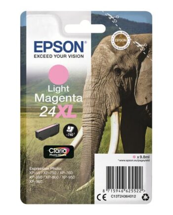 Epson 24    Lys Magenta Original Blækpatron