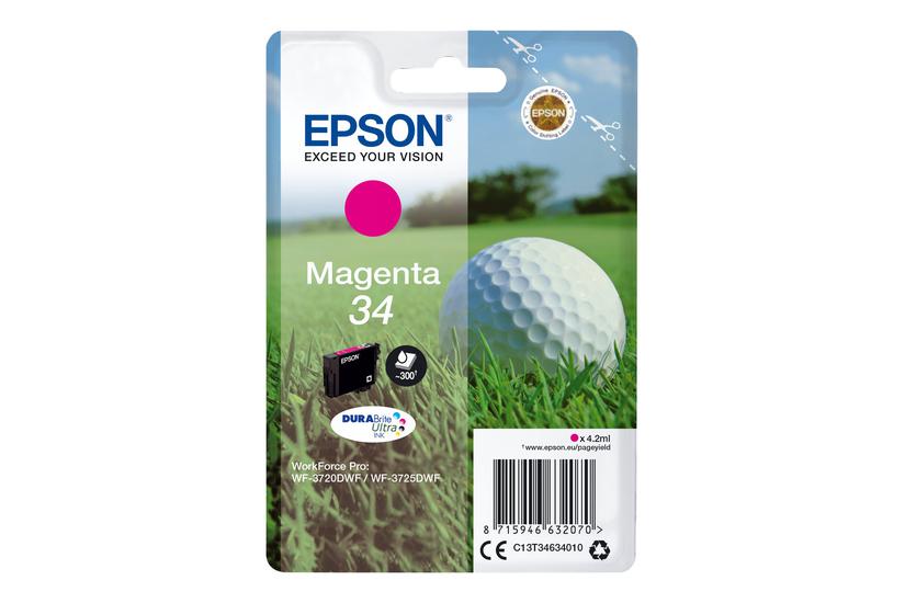 Epson 34 Magenta Original Blækpatron