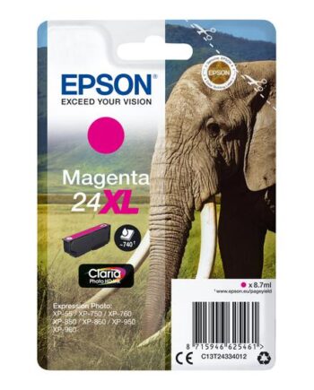 Epson 24    Magenta Original Blækpatron