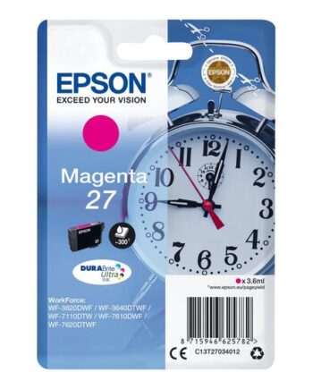 Epson 27 Magenta Original Blækpatron
