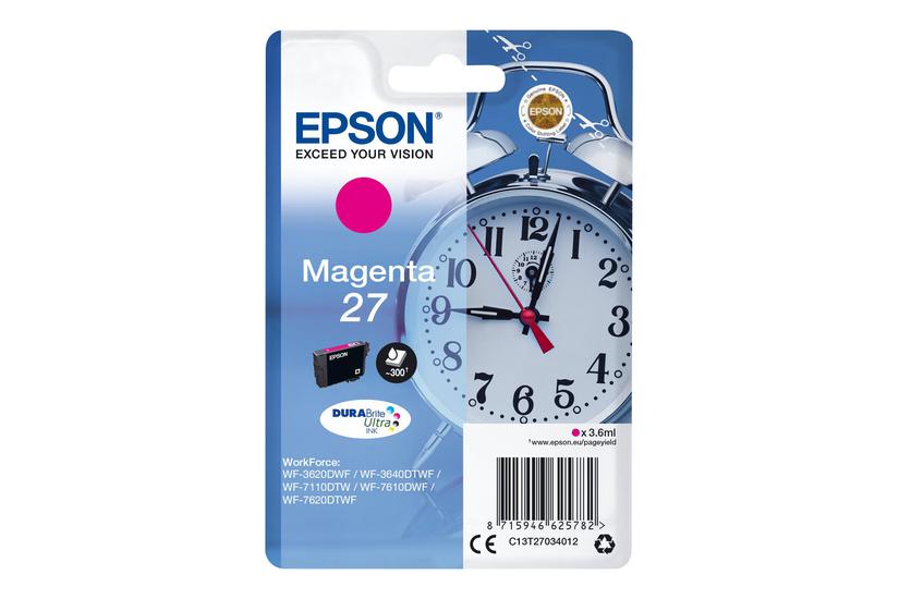 Epson 27 Magenta Original Blækpatron