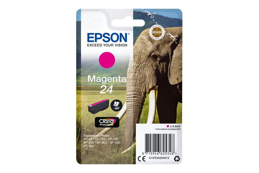 Epson 24 Magenta Original Blækpatron