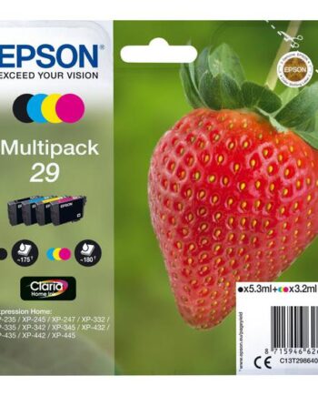 Epson 29 Multipack   Pakker Sort  Gul  Cyan  Magenta Original Blækpatron