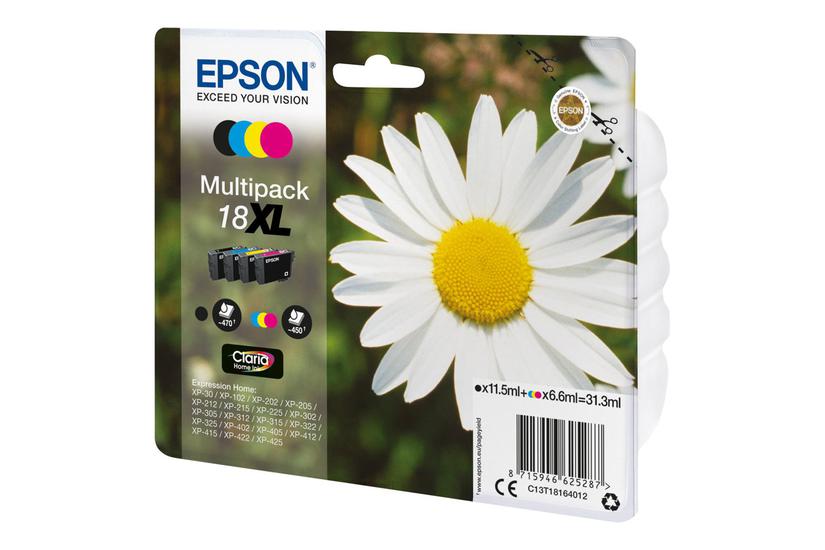 Epson 18 Multipack Pakker Sort Gul Cyan Magenta Original Blækpatron