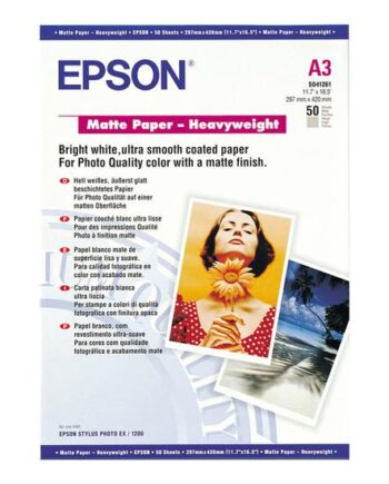 Epson Papir Mat 50 Ark A3 167