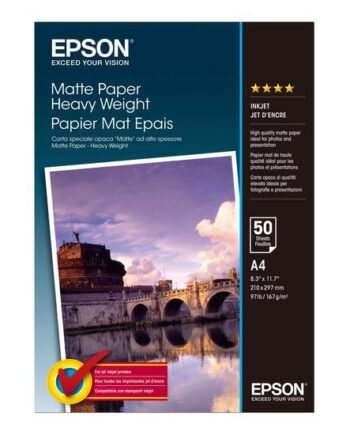 Epson Papir Mat 50 Ark A4 167 Gsm