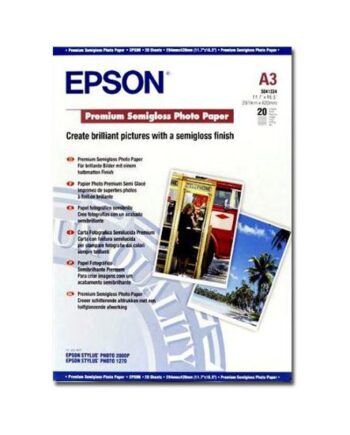 Epson Premium Fotopapir Semi-skinnende 20 Ark A3 251