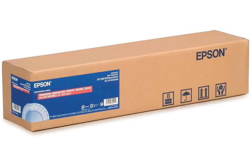 Epson Premium Fotopapir Semi-skinnende Rulle Rulle 61 Cm 30 255